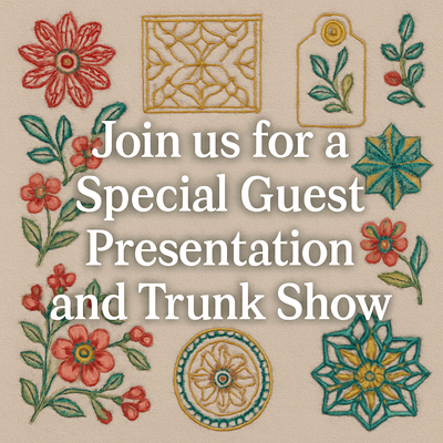 Special Guest Presentation and Trunk Show