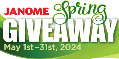Janome Spring Giveaway