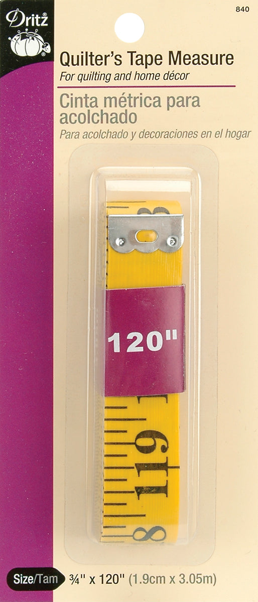 Dritz Quilter's Tape Measure 3/4"X120"-