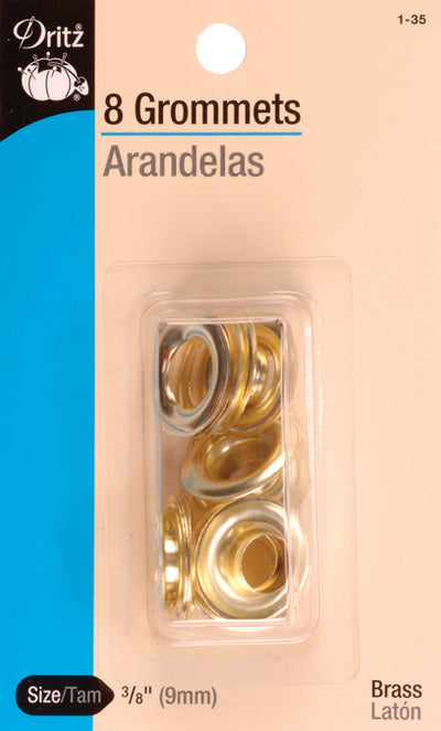 Dritz Grommets 3/8" 8/Pkg-Nickel