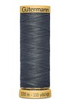 Gutermann Natural Cotton Thread 100m GRAPHITE