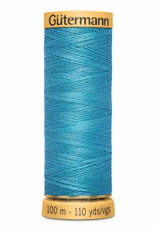 Gutermann Natural Cotton Thread 100m/109yds Turquoise