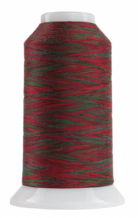 Omni Variegated Polyester Thread 40wt 2000yd Holly Berry 9050