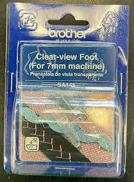 Clear-View Foot For 7mm Machines SA145