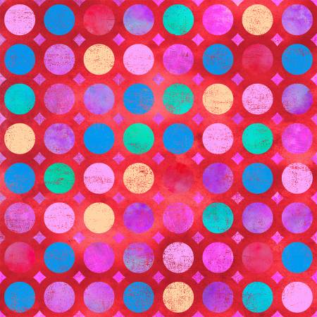 Red Dots Digtially Printed 3W022720