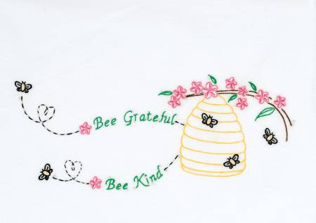 Perle Edge Pillowcases Bee Grateful