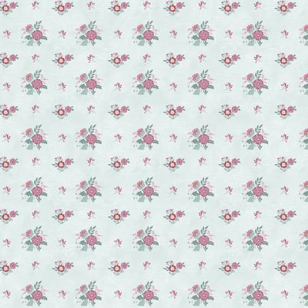 Chalk Barn Chalk Paint Small Floral Lt Teal 16319B-04