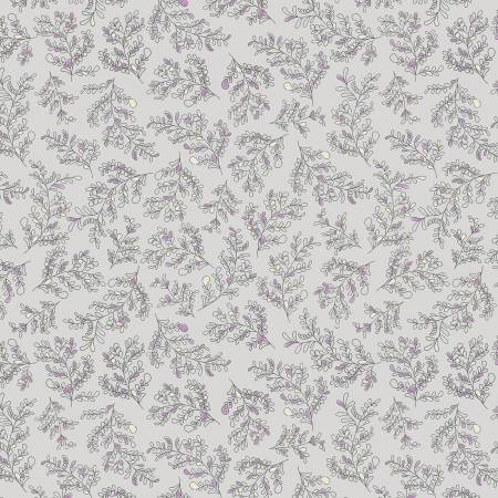 Bee Haven Leafy Loops Grey 16410B-08