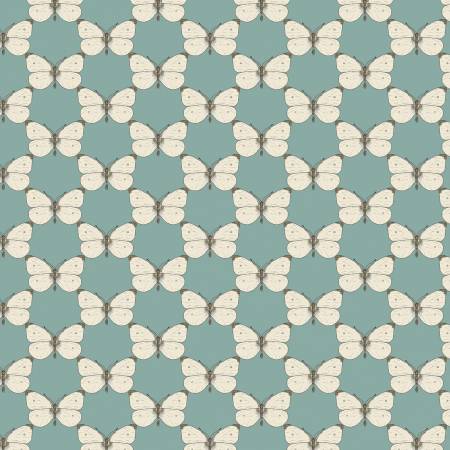 Bee Haven Cabbage Butterfly Medium Teal 16414B-84