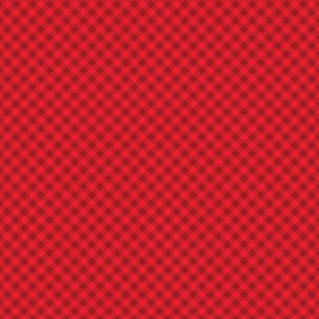 Owl be Home for Christmas / Jolly Bias Check Medium Red