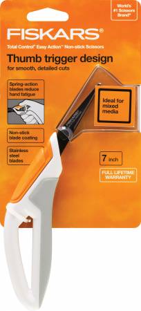 Fiskars Thumb Trigger design Scissors 7 inch