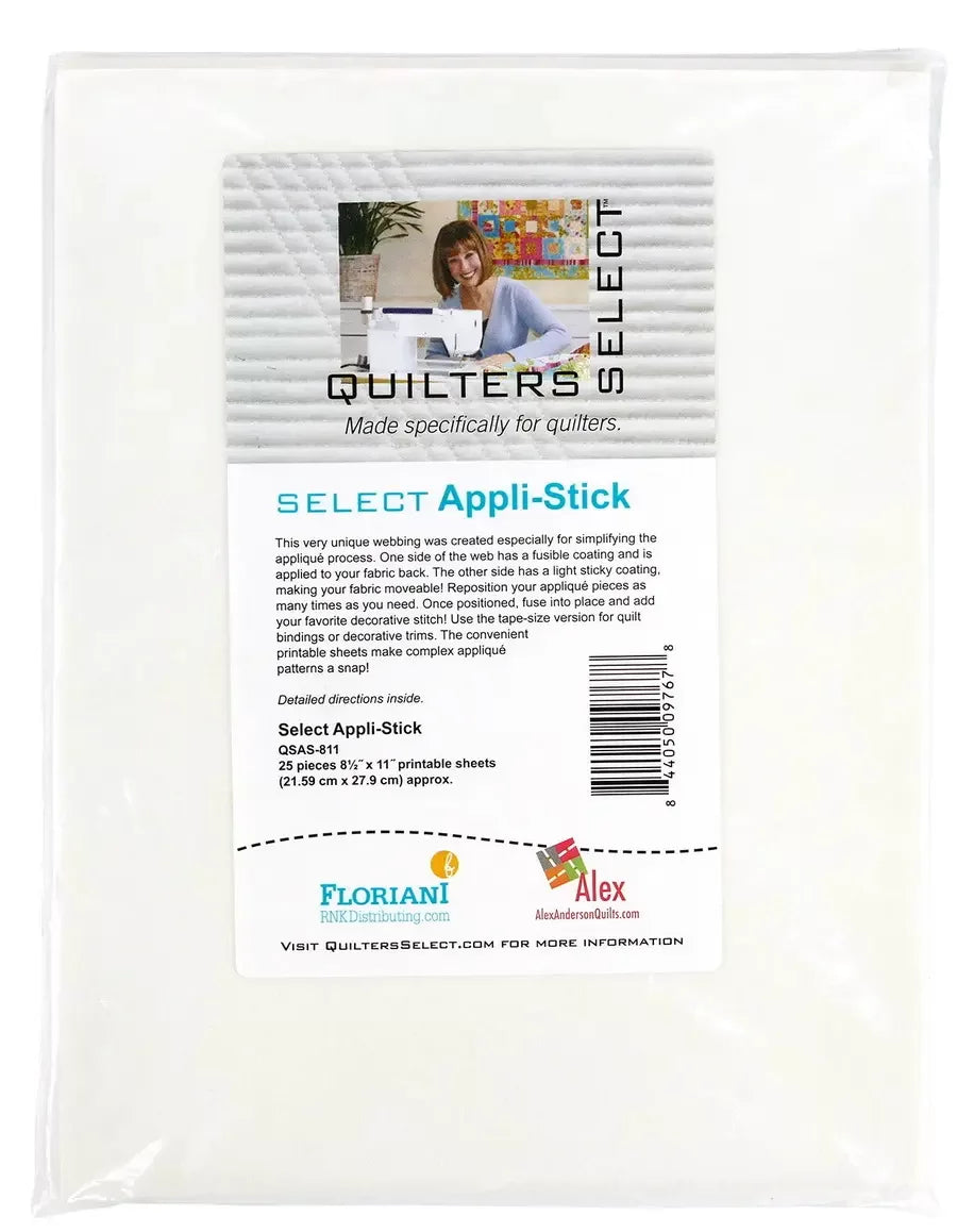 Select Appli-Stick 25 count 8.5" x 11" QSAS-811