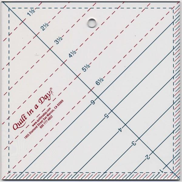 Triangle Square Up Ruler 6 1/2in