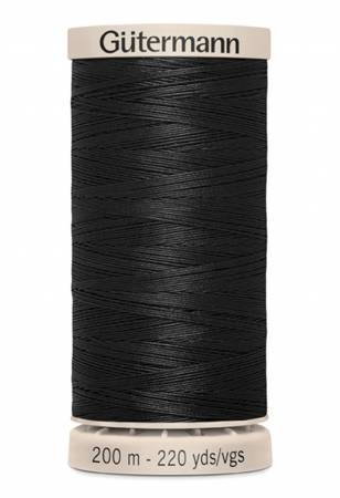 Gutermann Cotton Quilting Thread 200m/219yds Black