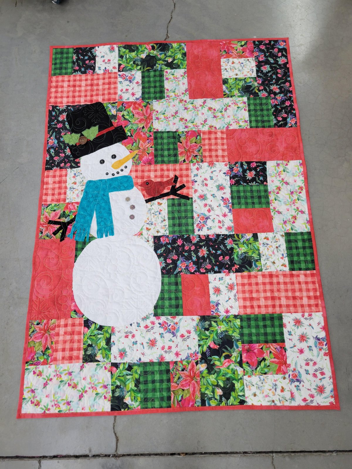 Frostie Friends Quilt Kit 42"x60"