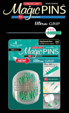 Magic Pin Ultra Grip Patchwork Fine 100pc