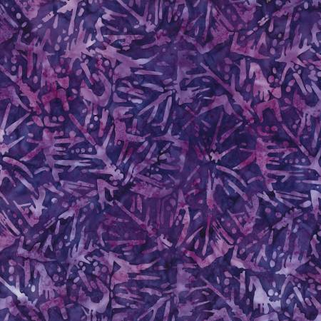 Purple Banana Leaf Batik MYSTIC VINEYARD