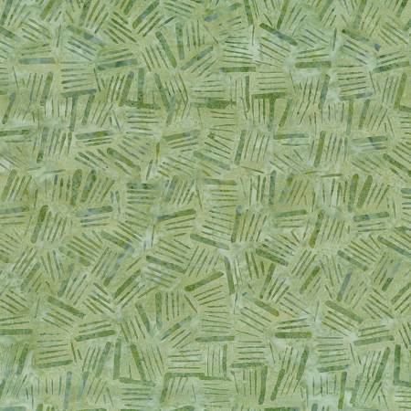 Light Green Sticks Batik MYSTIC VINEYARD