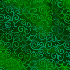 OMBRE SCROLL WIDE Green