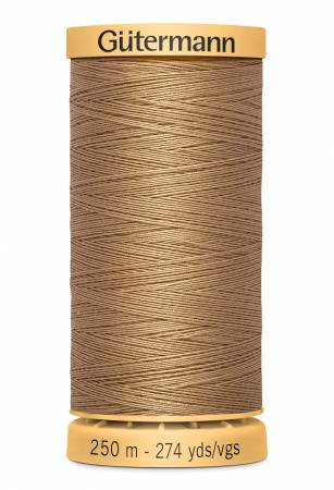 Gutermann Natural Cotton Thread 250m/273yds Light Brown