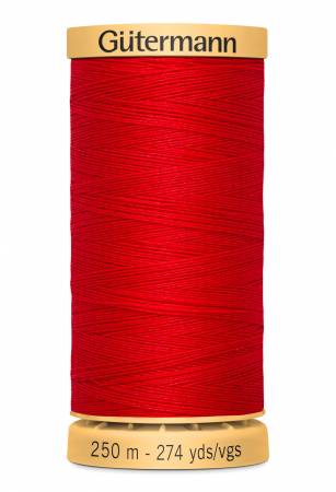 Gutermann Natural Cotton Thread 250m/273yds Red