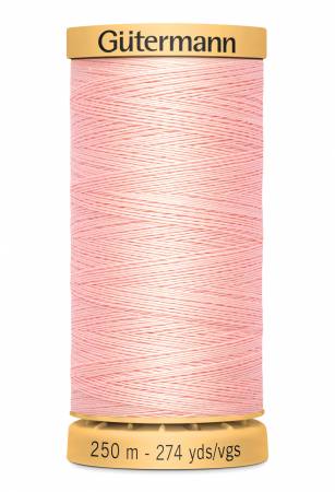 Gutermann Natural Cotton Thread 250m/273yds Pink