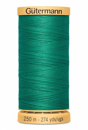 Natural Cotton Thread 250m/273yds Green