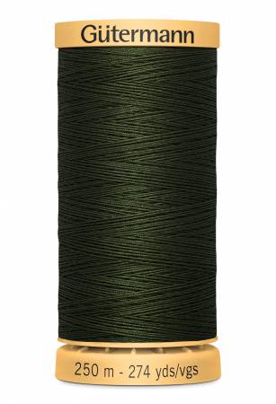 Gutermann Natural Cotton Thread 250m/273yds Very Dark Green