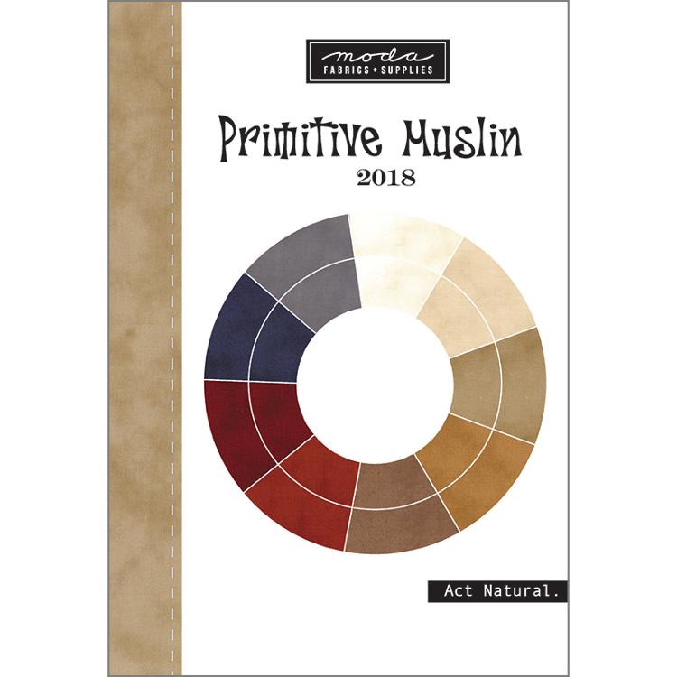 Primitive Muslins Color Card CC220 Moda #1