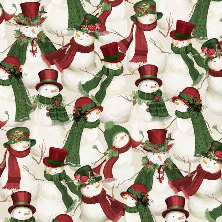 Cream Packed Snowmen / Woodland Snowman