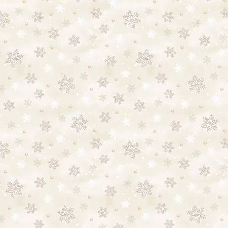 Cream Snowflakes/ Woodland Snowman