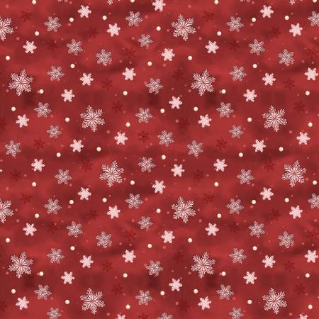 Red Snowflakes / Woodland Snowman