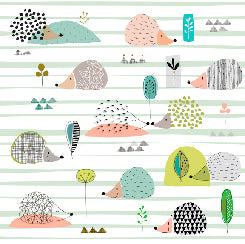 POSH HEDGEHOGS - HEDGEHOGS & LEAVES 28620-Z