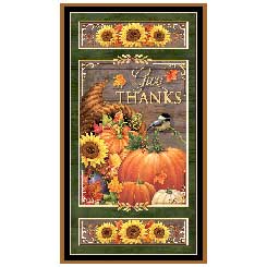 ALWAYS GIVE THANKS - GIVE THANKS HARVEST PANEL 28968-X