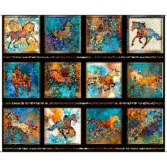 WILD AT HEART - HORSE PICTURE PATCHES 35x43