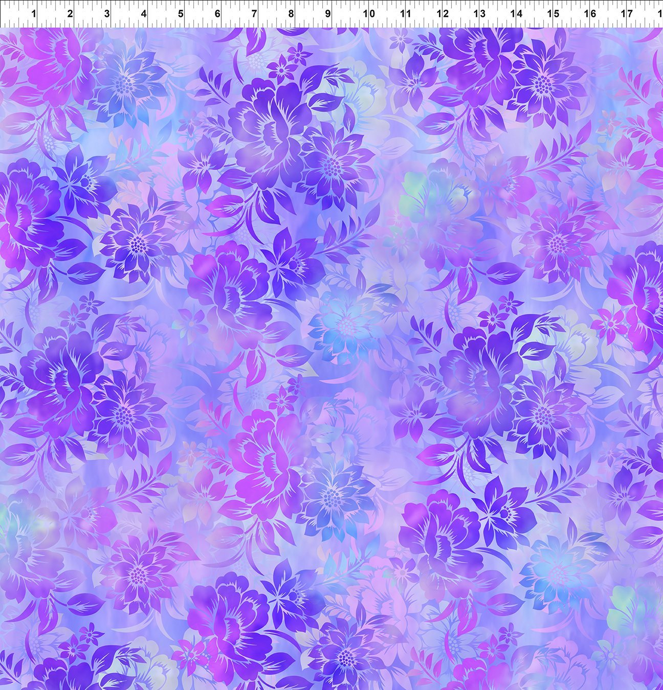 Garden of Dreams II by Jason Yenter - Floral Dream, Purple - 2JYR3