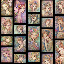 ENCHANTED - FAIRY PORTRAIT PATCHES 30760-J