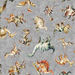 DINOROARS! Dinosaurs Toss Gray
