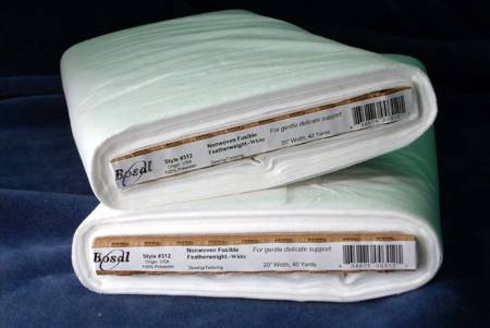 Non-Woven Fusible Feather Weight White 20in