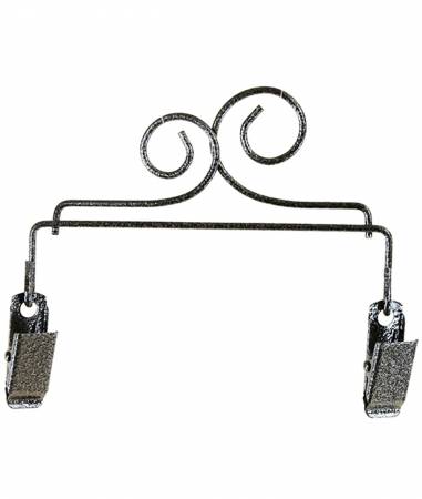 Double Scroll Clip Hanger 5in