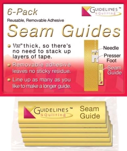 Guidelines Seam Guide 6ct - 892669001517 Quilting Notions