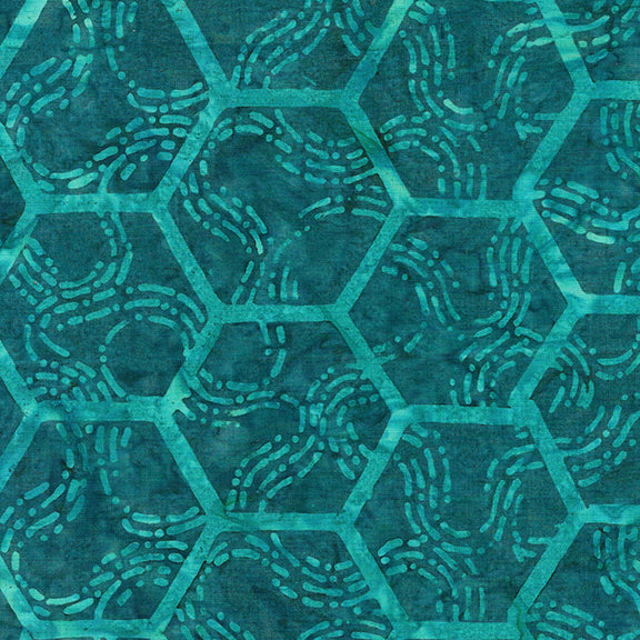 612303955 / Hexies-Teal Aruba
