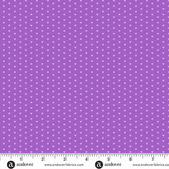 Purple Mini Heart A-1233-P