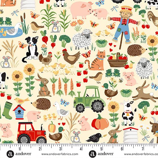 Cream Friends Fun on the Farm MU-064-Q