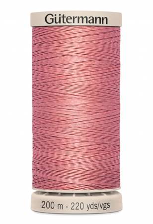 Gutermann Thread Hand Quilting Cotton Thread 200m/219yds Strawberry