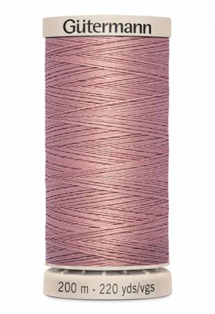 Gutermann Thread Hand Quilting Cotton Thread 200m/219yds Dusty Rose