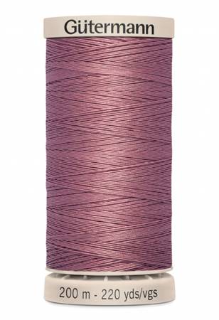 Gutermann Thread Hand Quilting Cotton Thread 200m/219yds Dark Rose