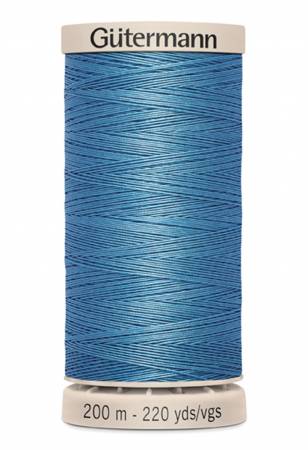 Gutermann Thread Hand Quilting Cotton Thread 200m/219yds Light Blue