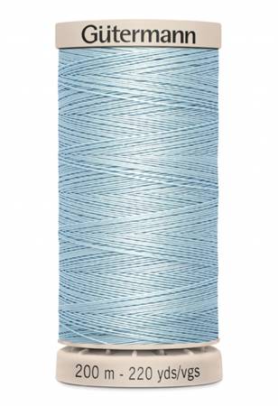 Gutermann Thread Hand Quilting Cotton Thread 200m/219yds Light Blue Dawn