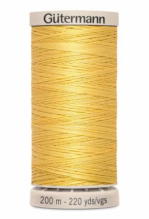 Gutermann Thread Hand Quilting Cotton Thread 200m/219yds Yellow